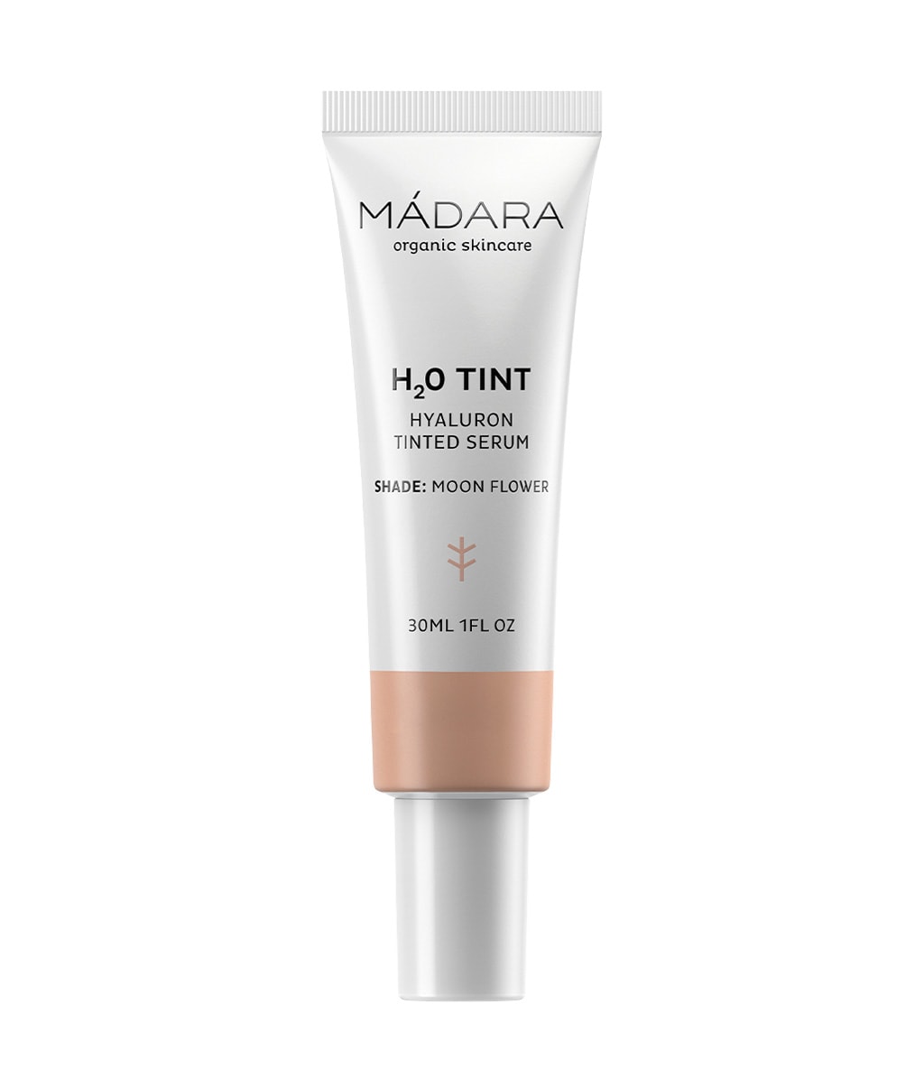 Тонирующая сыворотка для лица Madara H2O Tint Hyaluron Tinted Serum, увлажняющая, оттенок 2 Moon Flower, 30 мл