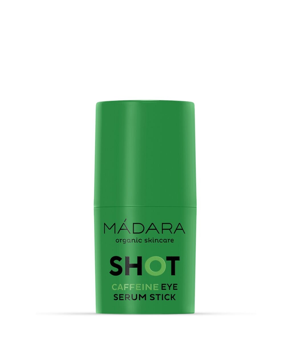 Сыворотка-стик для кожи вокруг глаз Madara SHOT Caffeine Eye Serum Stick, с кофеином, охлаждающая, 6,5 г