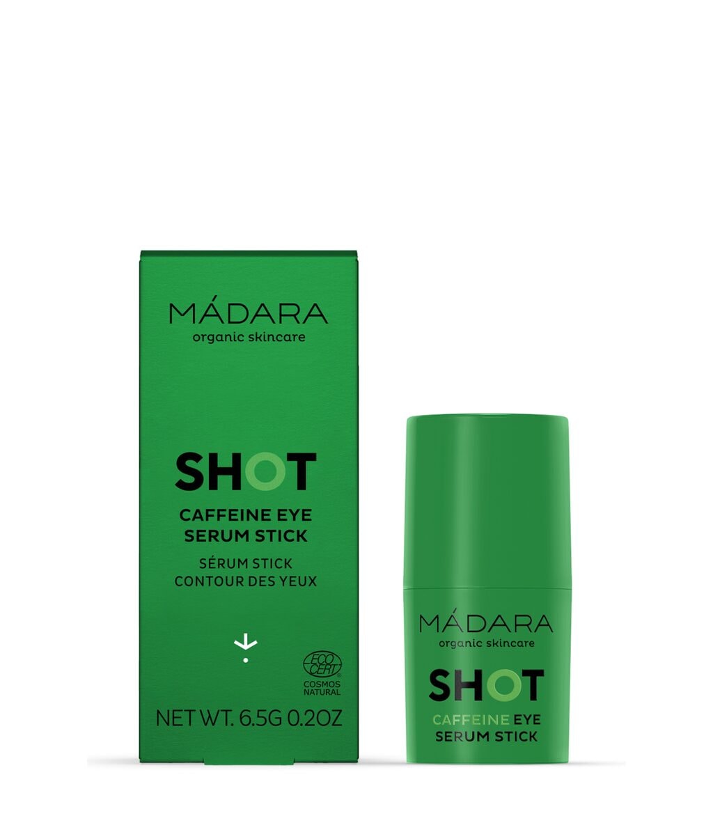 Сыворотка-стик для кожи вокруг глаз Madara SHOT Caffeine Eye Serum Stick, с кофеином, охлаждающая, 6,5 г — фото 2