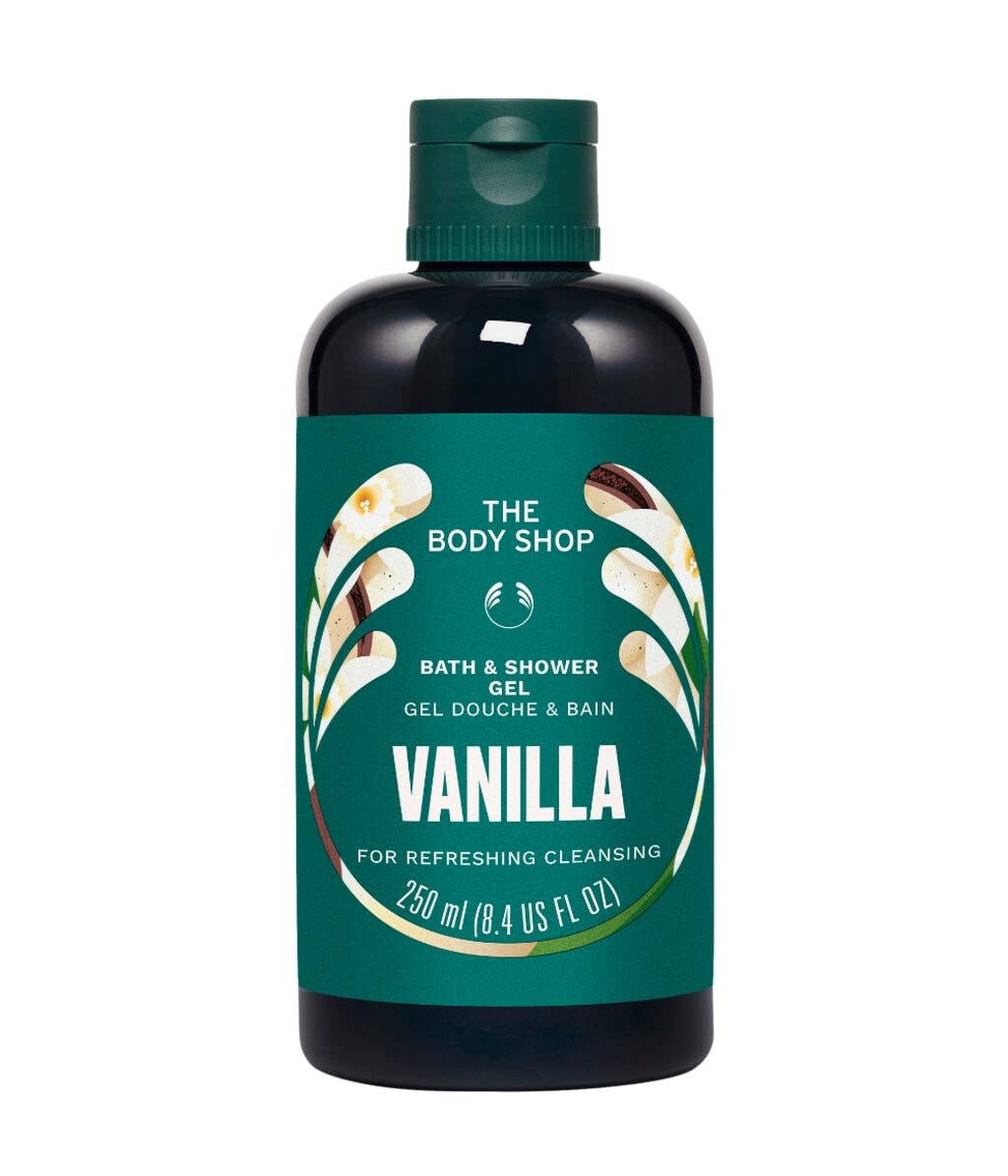 Гель для ванны и душа The Body Shop Vanilla Bath & Shower Gel, ваниль, 250 мл