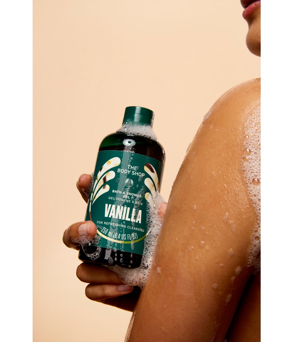 Гель для ванны и душа The Body Shop Vanilla Bath & Shower Gel, ваниль, 250 мл — фото 2