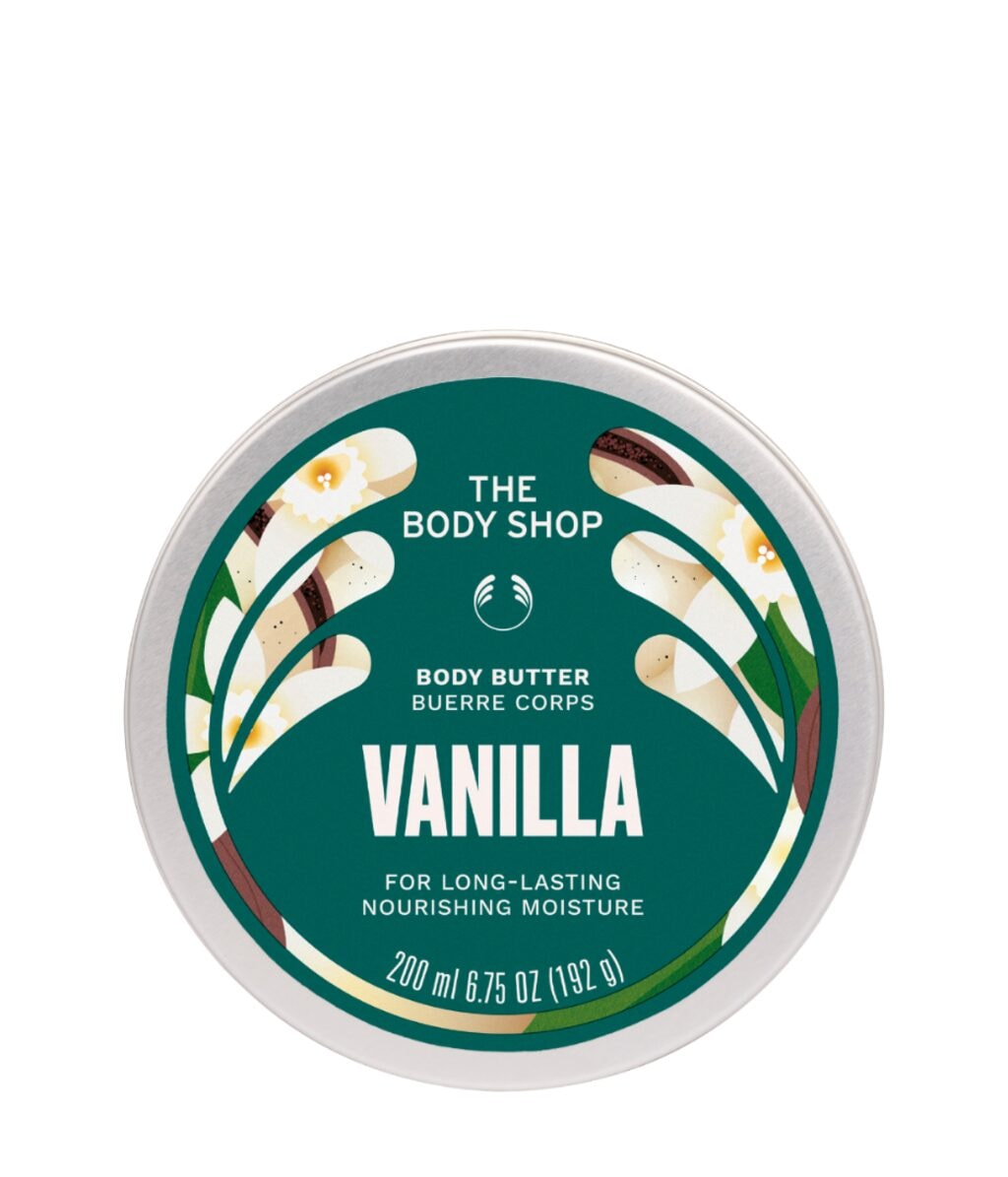 Баттер для тела The Body Shop Vanilla, увлажнение до 96 часов, ваниль, 200 мл