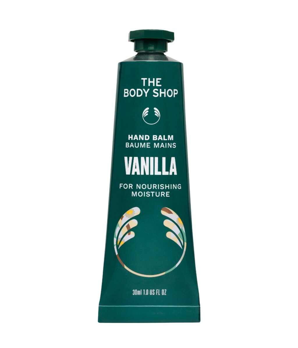 Бальзам для рук The Body Shop Vanilla, увлажнение до 48 часов, быстро впитывается, 30 мл