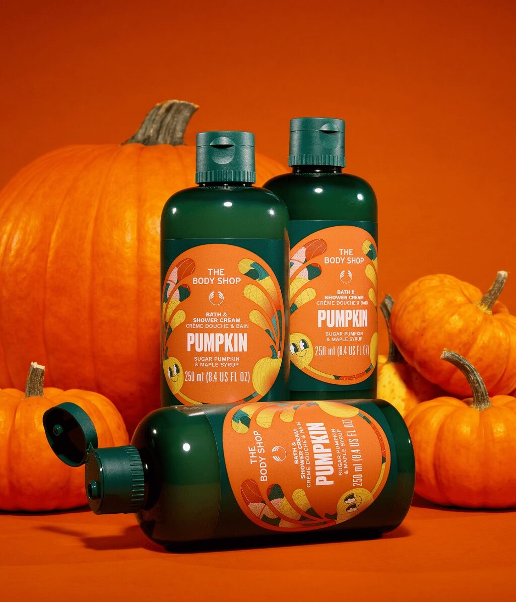 Крем для ванны и душа The Body Shop Pumpkin Spice, смягчающий, для сухой кожи, 250 мл — фото 2