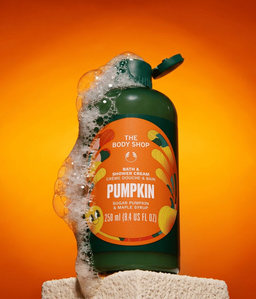 Крем для ванны и душа The Body Shop Pumpkin Spice, смягчающий, для сухой кожи, 250 мл — фото 3