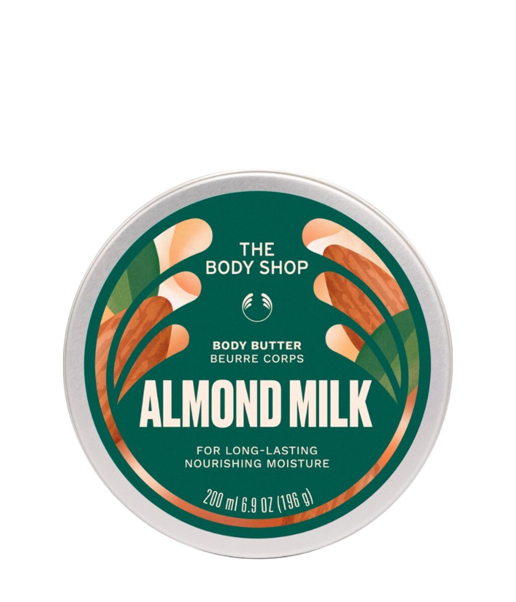 Баттер для тела The Body Shop Almond Milk, с миндальным молоком, для сухой и чувствительной кожи, 200 мл