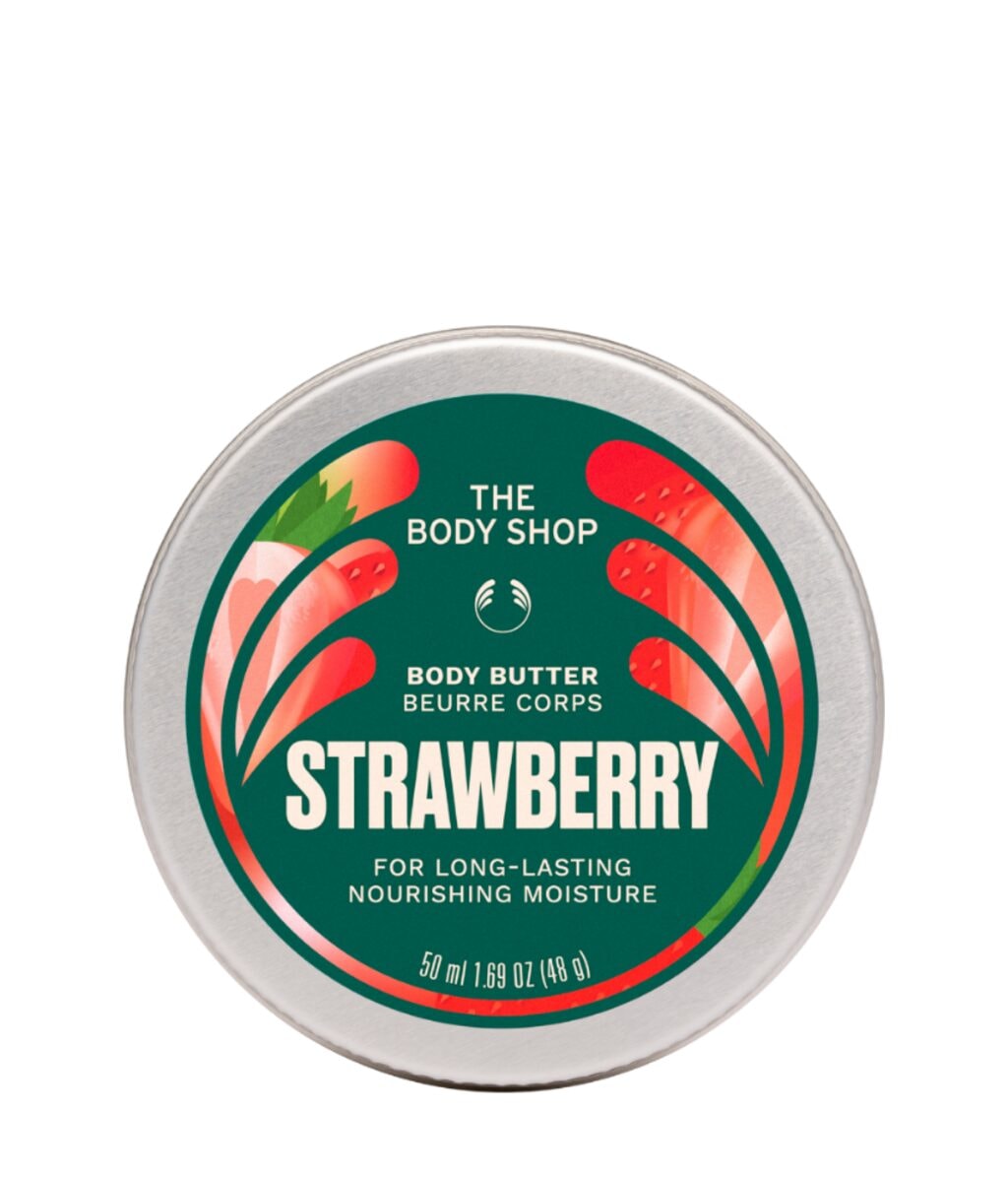 Баттер для тела The Body Shop Strawberry, клубника, для нормальной кожи, 50 мл