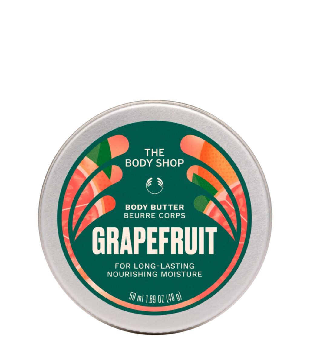Баттер для тела The Body Shop Pink Grapefruit, розовый грейпфрут, для сухой кожи, 50 мл