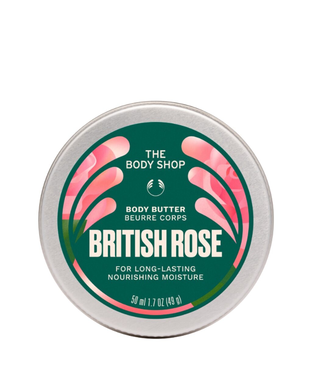 Баттер для тела The Body Shop British Rose, с экстрактом розы, для сухой кожи