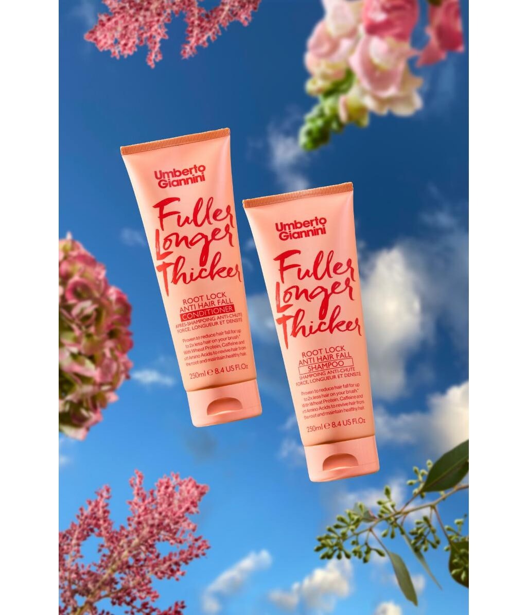 Кондиционер для волос Umberto Giannini Fuller Longer Thicker укрепляющий, против выпадения волос, 250 мл — фото 2