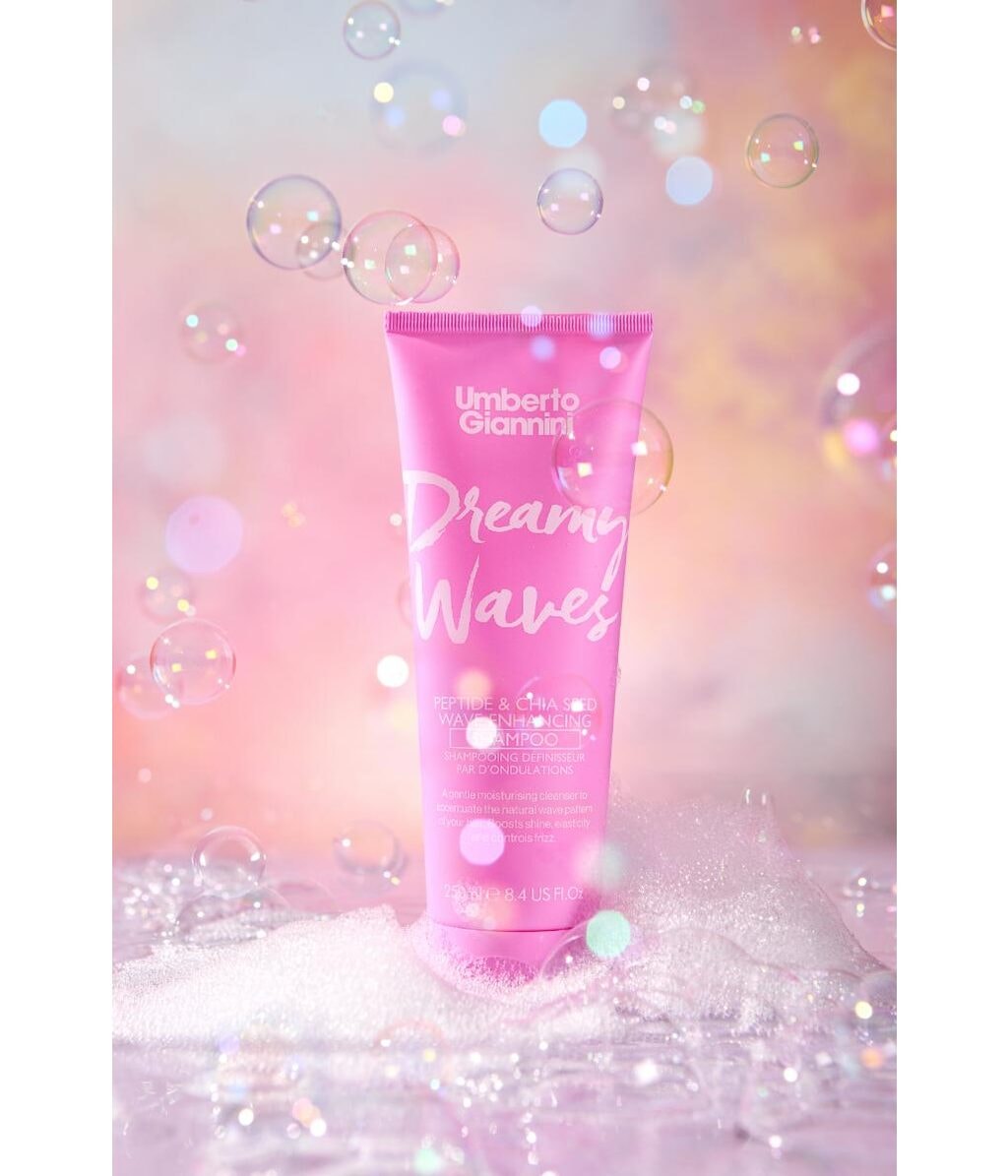Шампунь Umberto Giannini Dreamy Waves увлажняющий, против пушения, для волнистых волос, 250 мл — фото 2