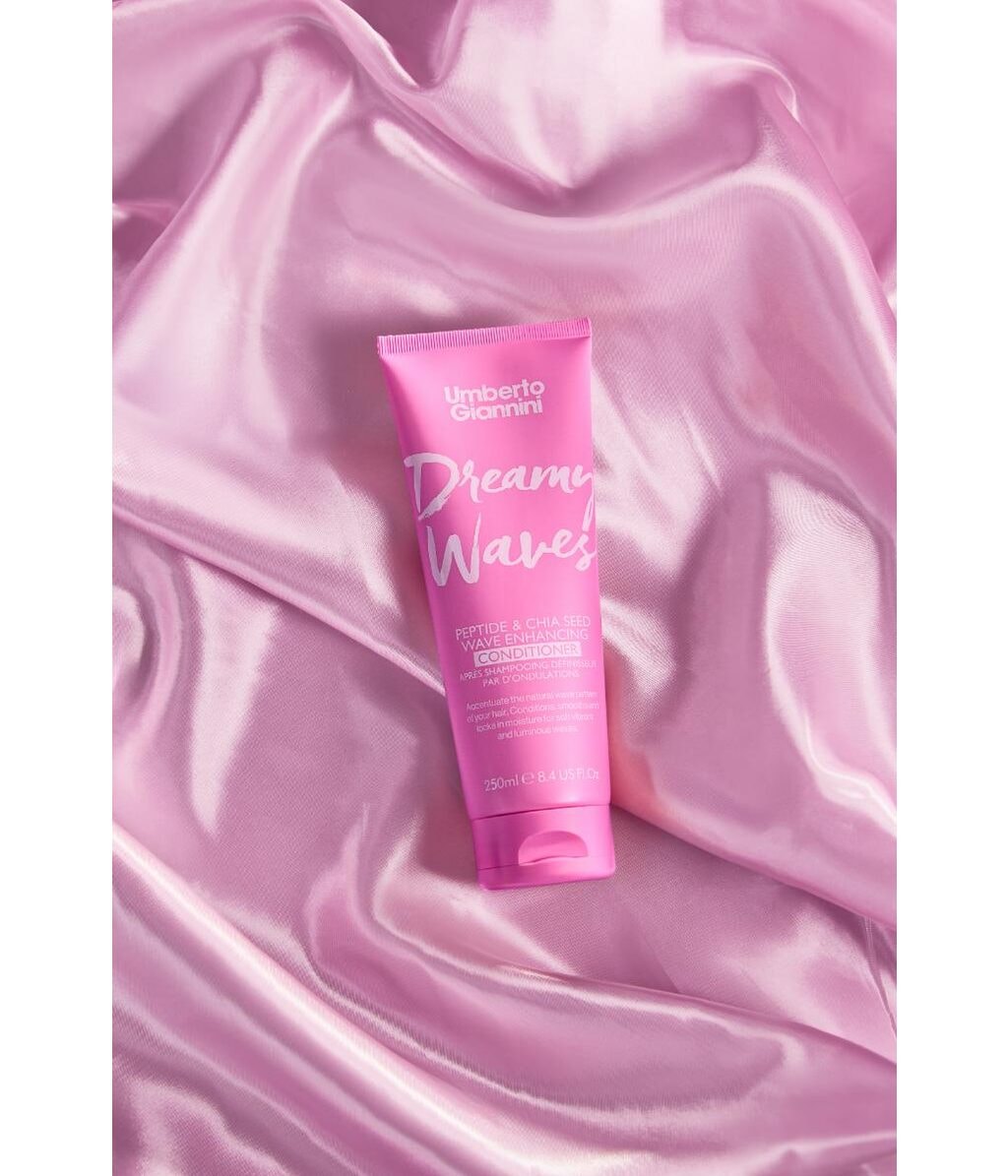 Кондиционер для волос Umberto Giannini Dreamy Waves увлажняющий, для блеска, для волнистых волос, 250 мл — фото 2