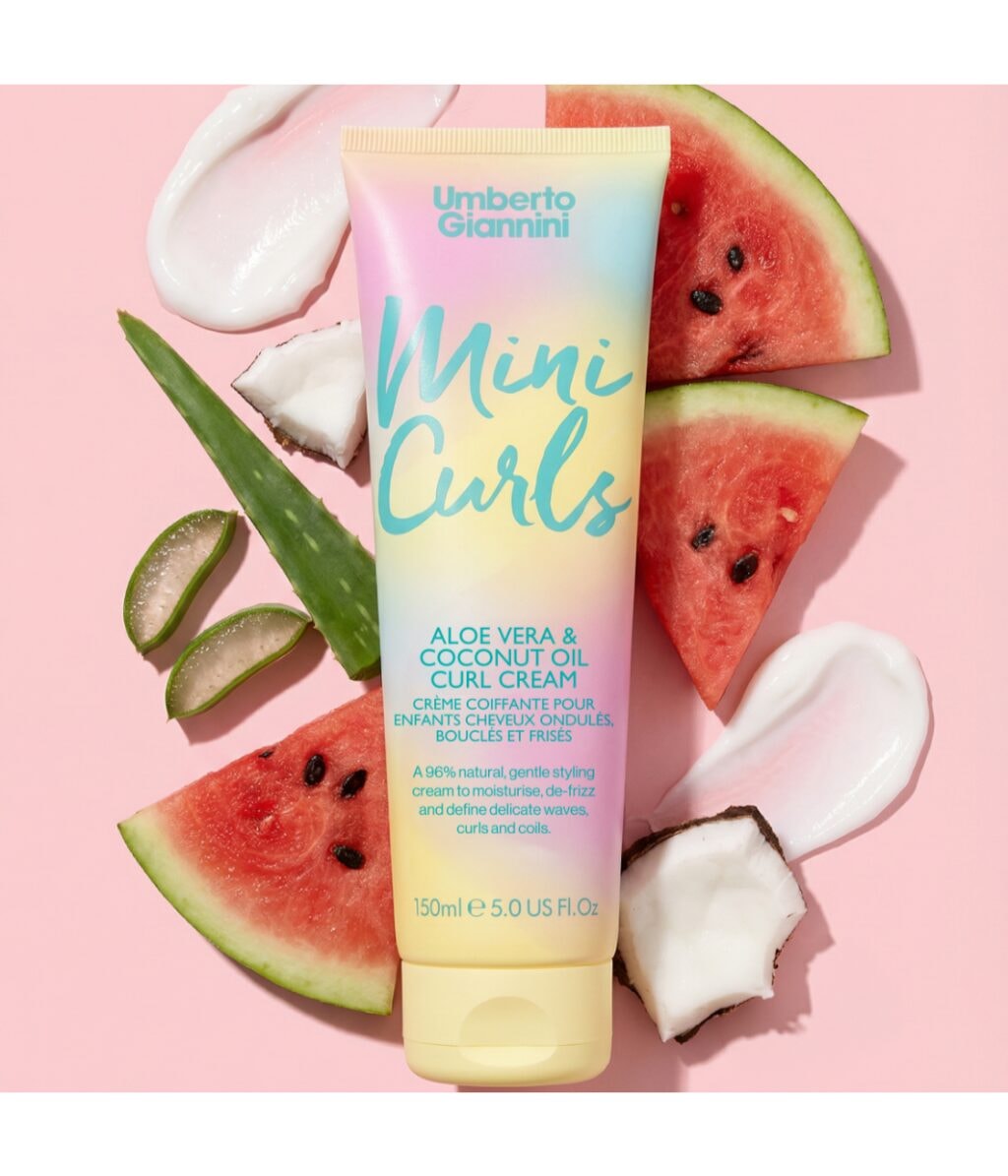 Несмываемый крем-кондиционер Umberto Giannini Mini Curls против пушения, для вьющихся волос, для детей, 150 мл — фото 2