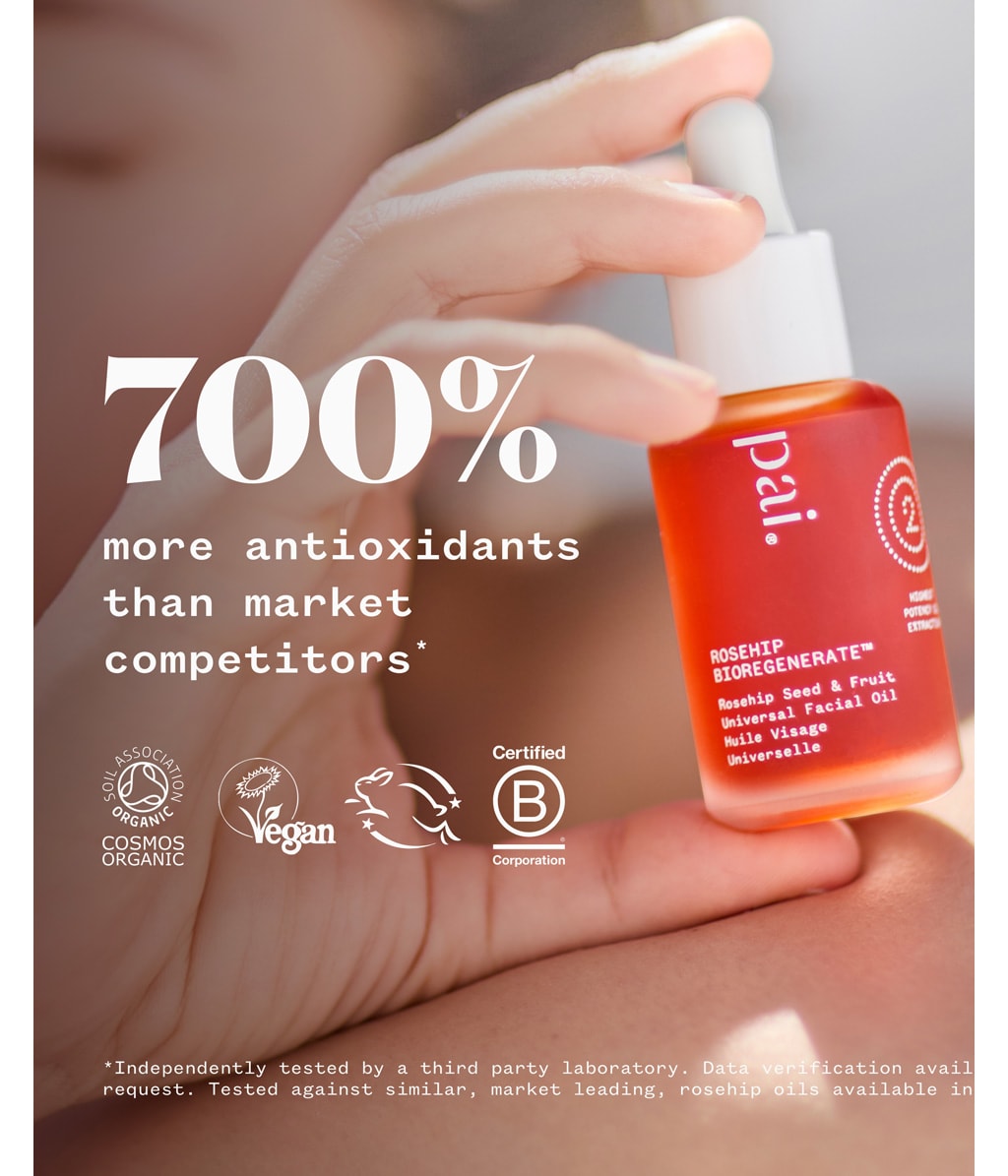Масло для лица Pai Skincare Rosehip BioRegenerate с маслом шиповника, придающее сияние, для чувствительной кожи, 30 мл — фото 5