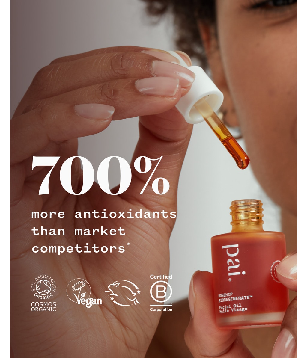 Масло для лица Pai Skincare Rosehip BioRegenerate, восстанавливающее, для сияния, для чувствительной кожи, 10 мл — фото 5