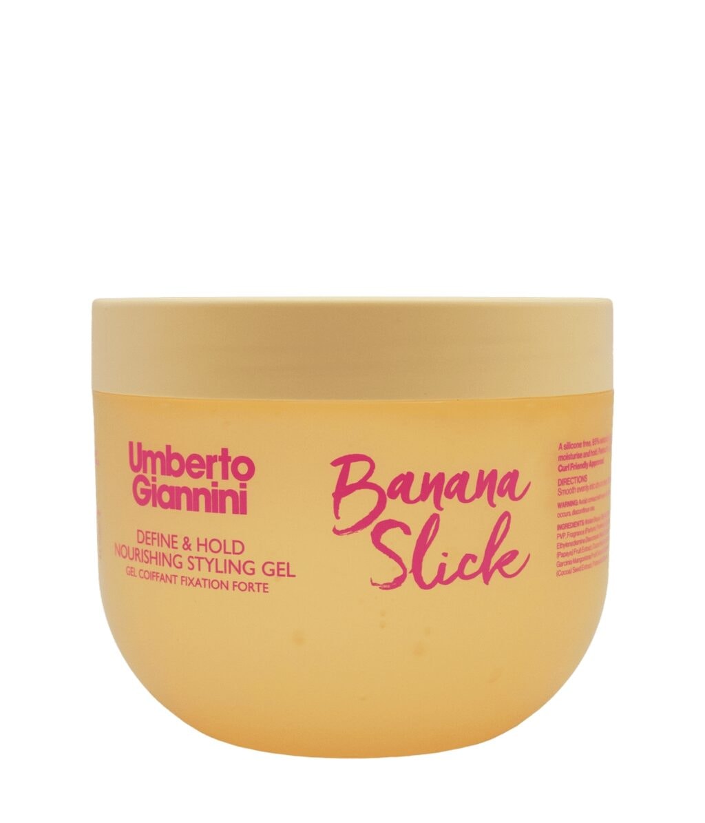 Гель для волос Umberto Giannini Banana Butter Banana Jelly без силикона, для блеска, 475 мл