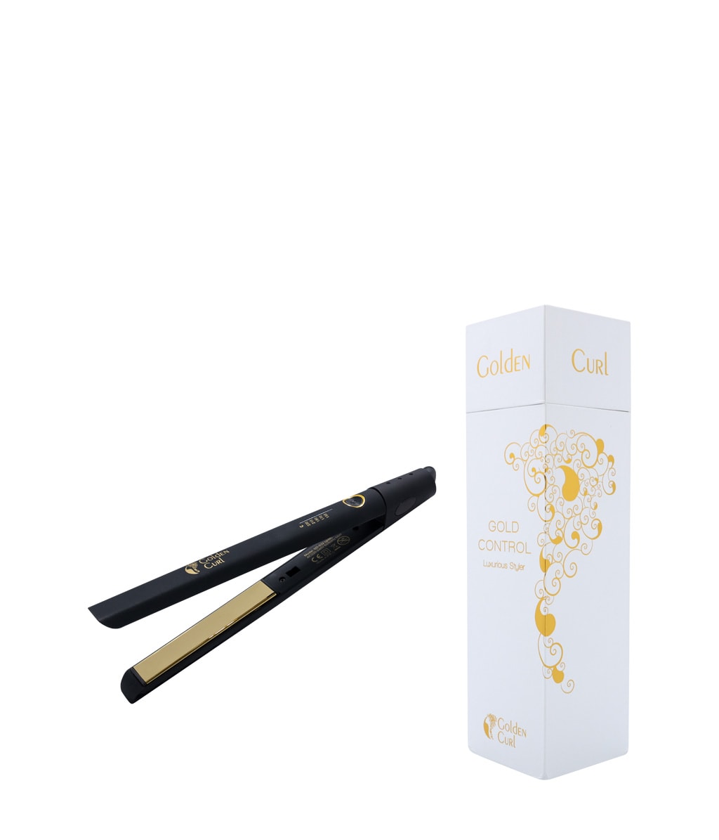 Выпрямитель для волос Golden Curl The Gold Control, титановые пластины — фото 3