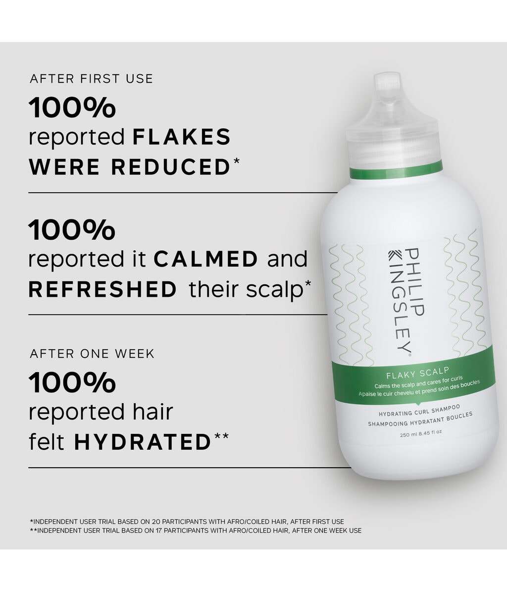 Шампунь против перхоти Philip Kingsley Flaky Itchy Scalp Hydrating Curl, для кудрявых волос, 250 мл — фото 2