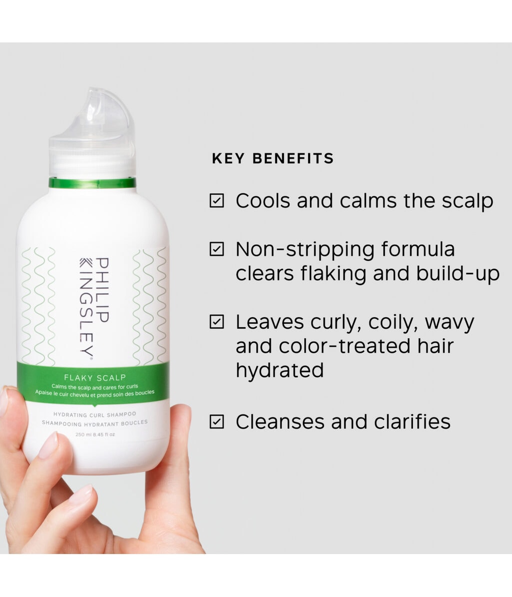 Шампунь против перхоти Philip Kingsley Flaky Itchy Scalp Hydrating Curl, для кудрявых волос, 250 мл — фото 3
