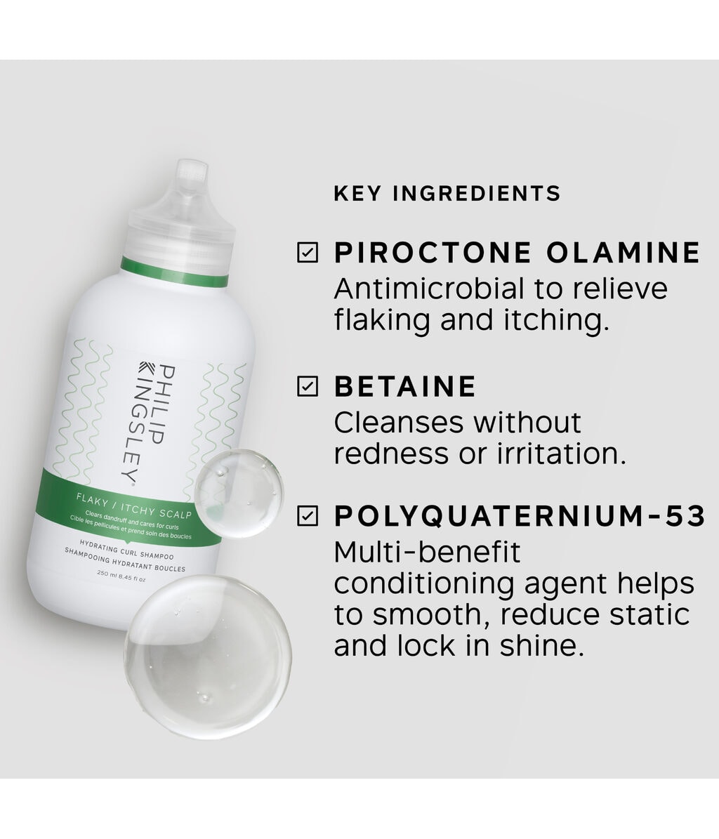Шампунь против перхоти Philip Kingsley Flaky Itchy Scalp Hydrating Curl, для кудрявых волос, 250 мл — фото 5