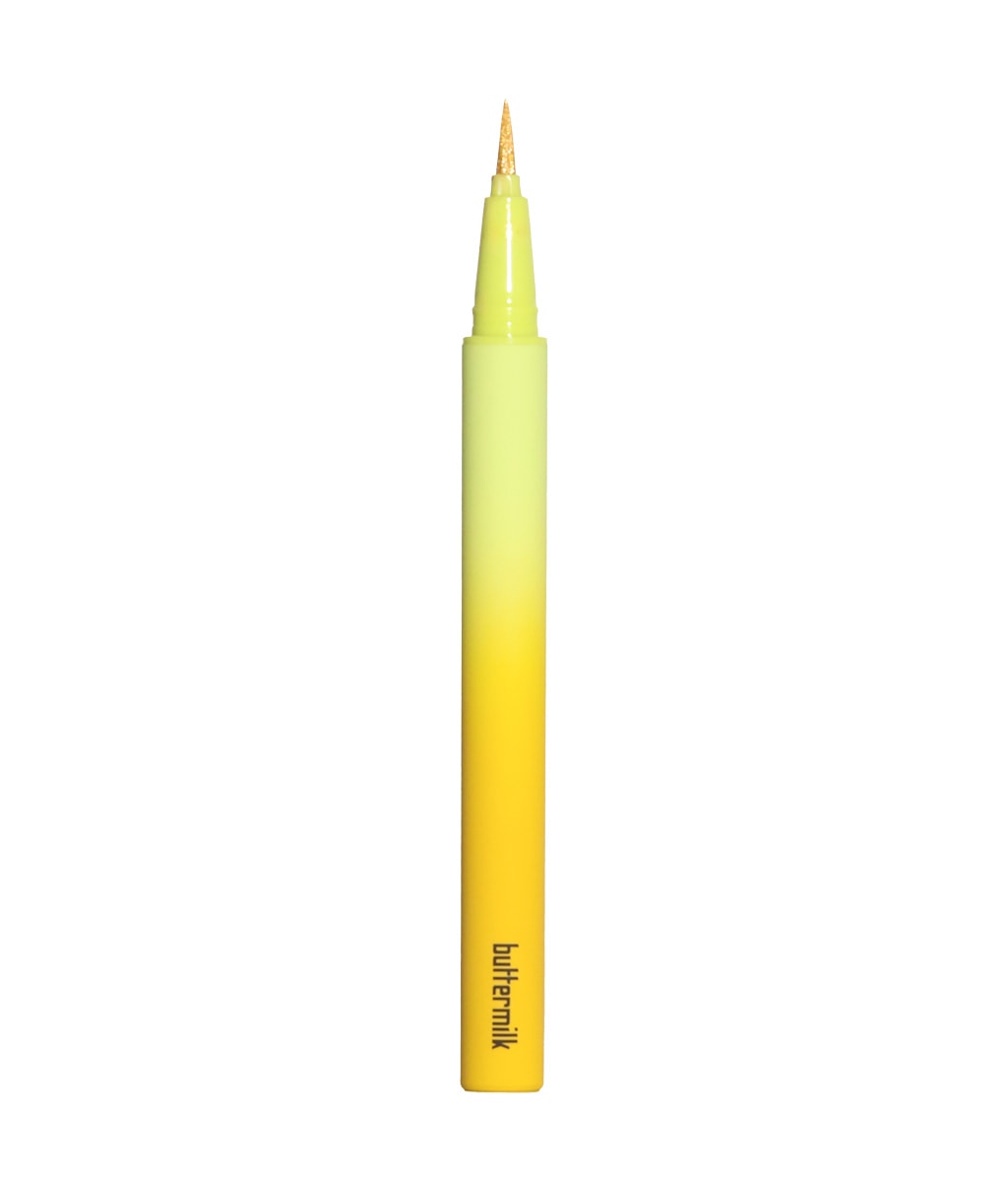Подводка для глаз Made By Mitchell Make A Mark Liquid Eyeliner жидкая, металлическая, оттенок Buttermilk