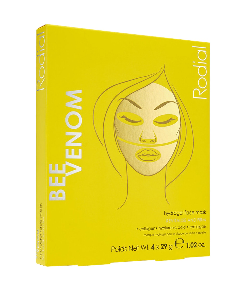 Гидрогелевая маска для лица Rodial Bee Venom Hydrogel Face Mask для сияния кожи, для сухой и зрелой кожи, 29 г
