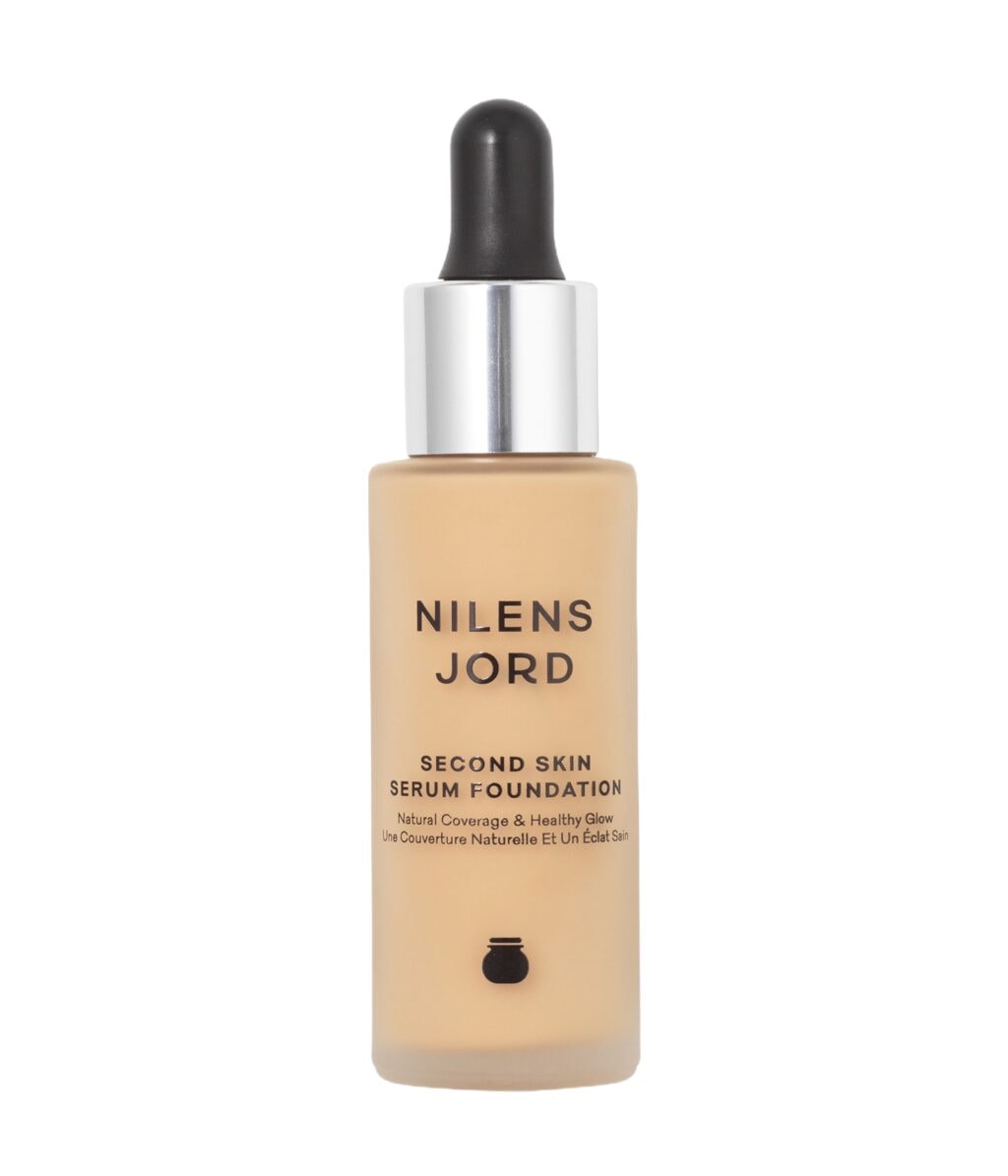 Тональная основа Nilens Jord Second Skin Serum 544 Bright, безмасляная, полуматовая, для чувствительной кожи, 28 мл