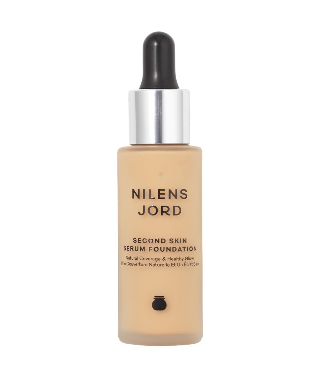 Тональная основа Nilens Jord Second Skin Serum 545 Natural, безмасляная, полуматовая, для чувствительной кожи, 28 мл