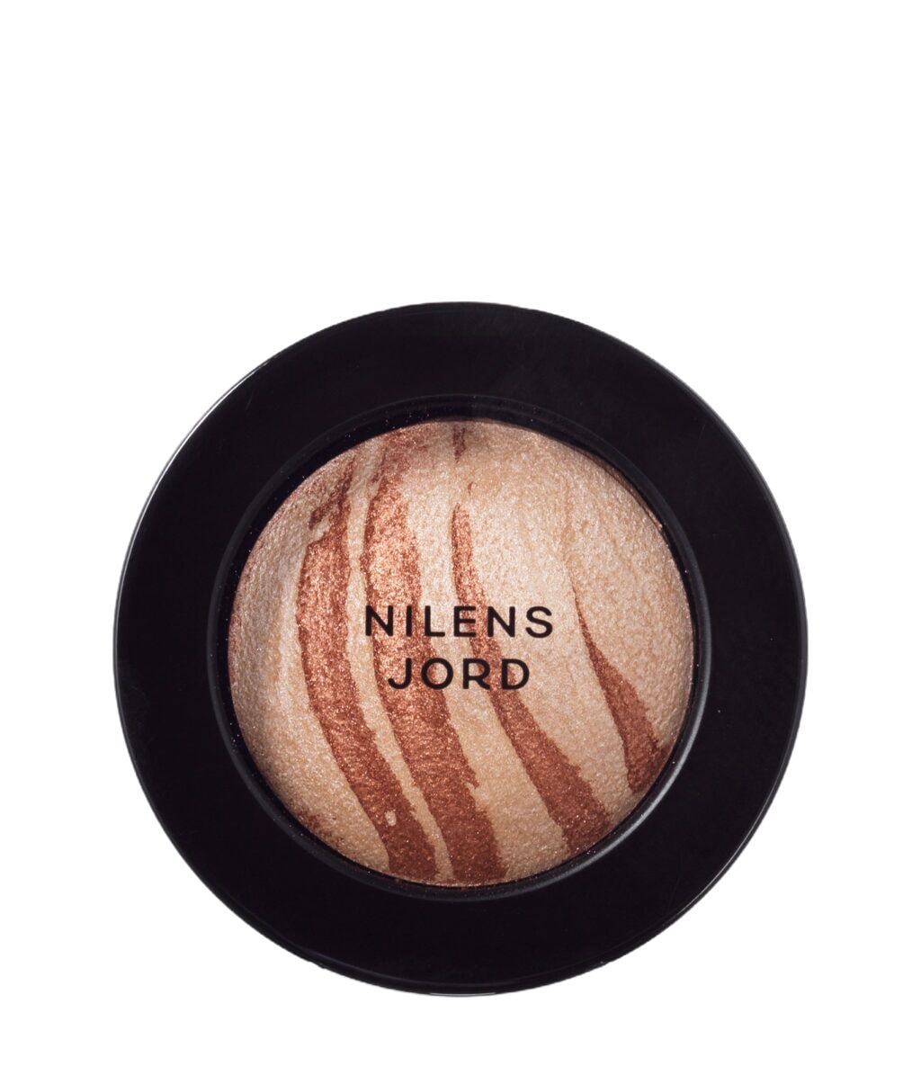 Тени для век Nilens Jord Baked Mineral, минеральные, бархатистые, оттенок Amber