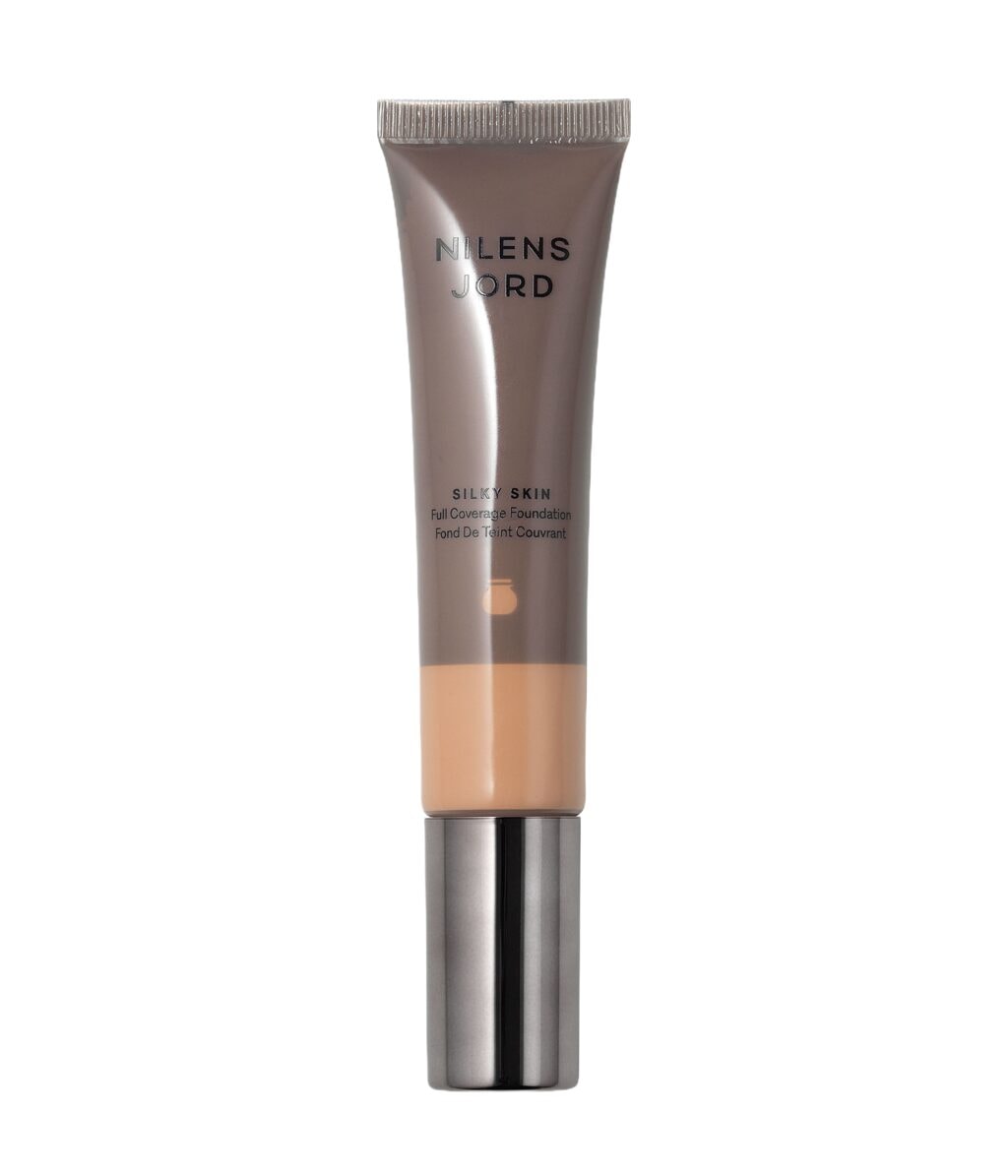 Тональная основа Nilens Jord Silky Skin полуматовая, полное покрытие, оттенок 9040 - Tan