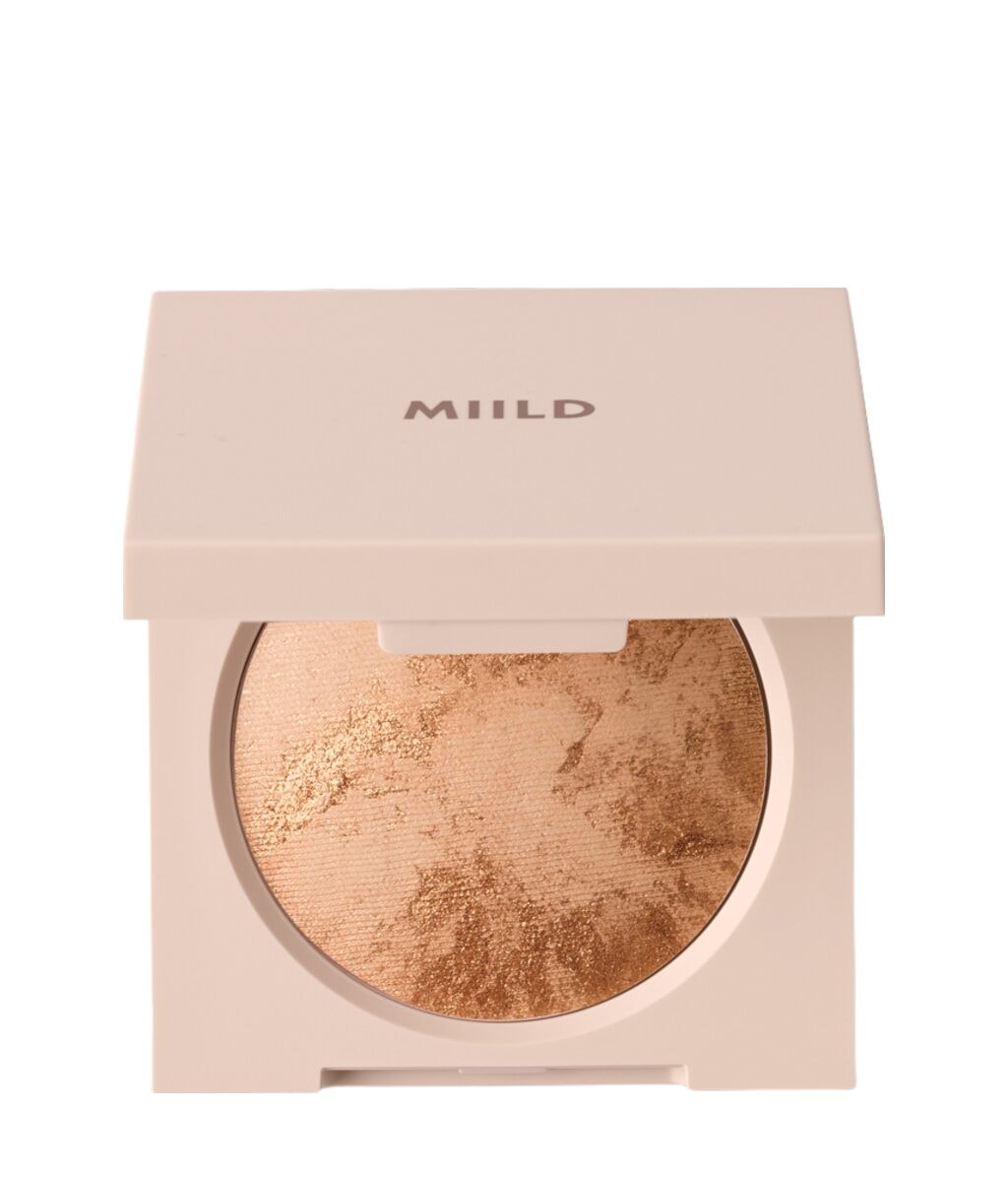 Бронзер Miild Skin Glow Baked Bronzing Powder запечённый, оттенок 01 Apricity, 6,5 г — фото 2