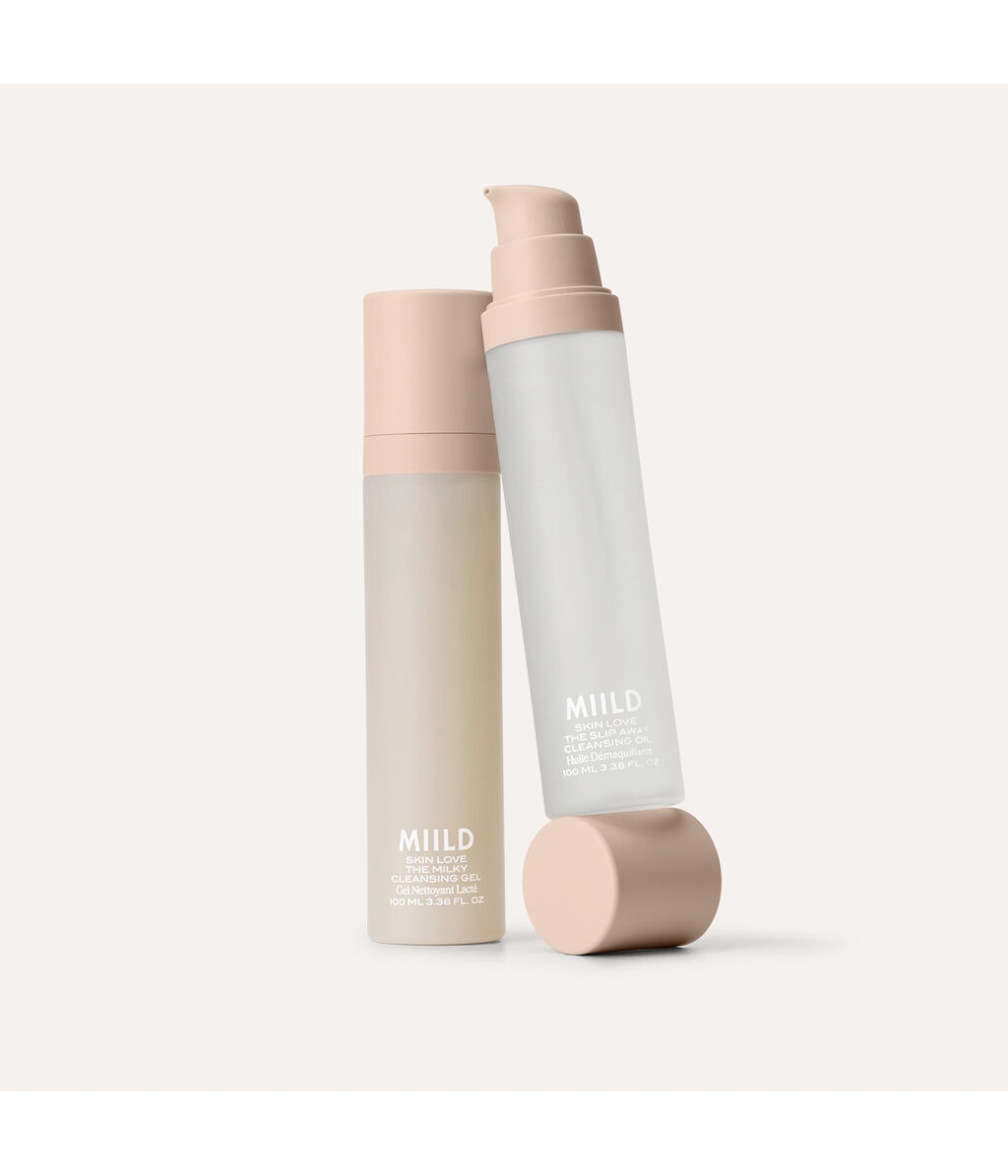 Набор для очищения лица Miild Skin Love The Double Cleansing Ritual Set, масло и гель, для чувствительной кожи, 200 мл — фото 4