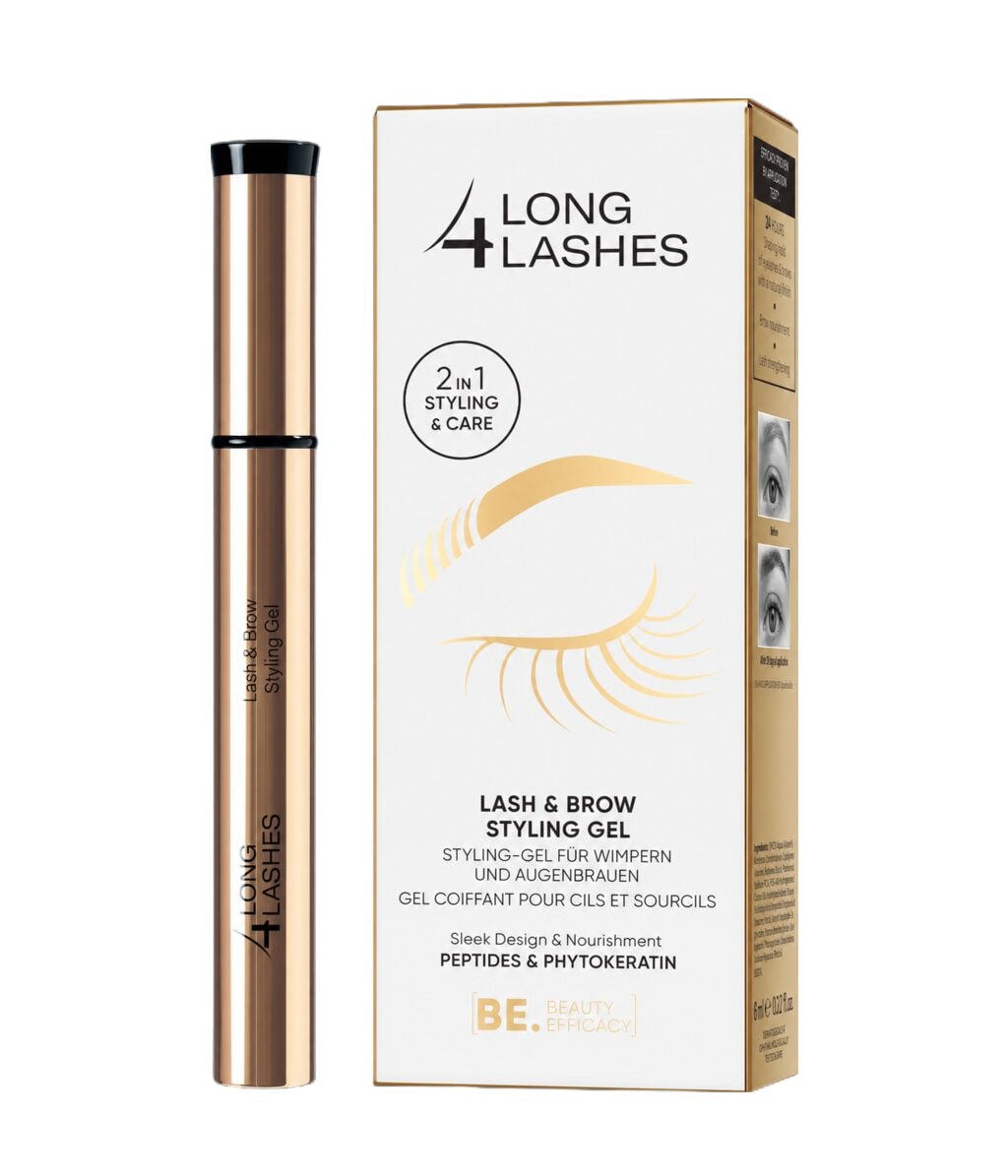 Гель для бровей и ресниц Long4Lashes Lash & Brow Styling Gel прозрачный, оттенок 1 Transparent, 8 мл