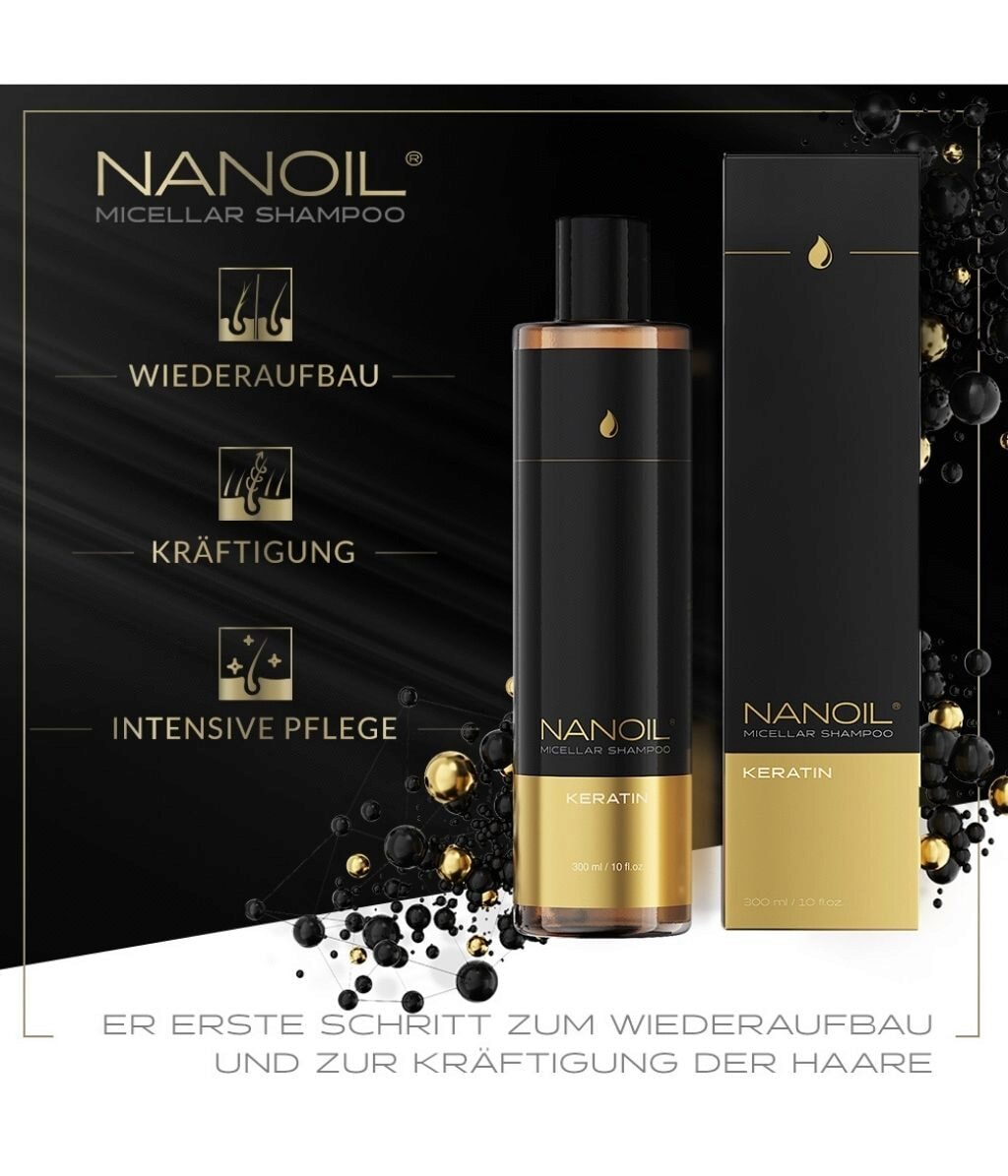Zdjęcie produktu 5 z 6, NANOIL Keratin Szampon do włosów