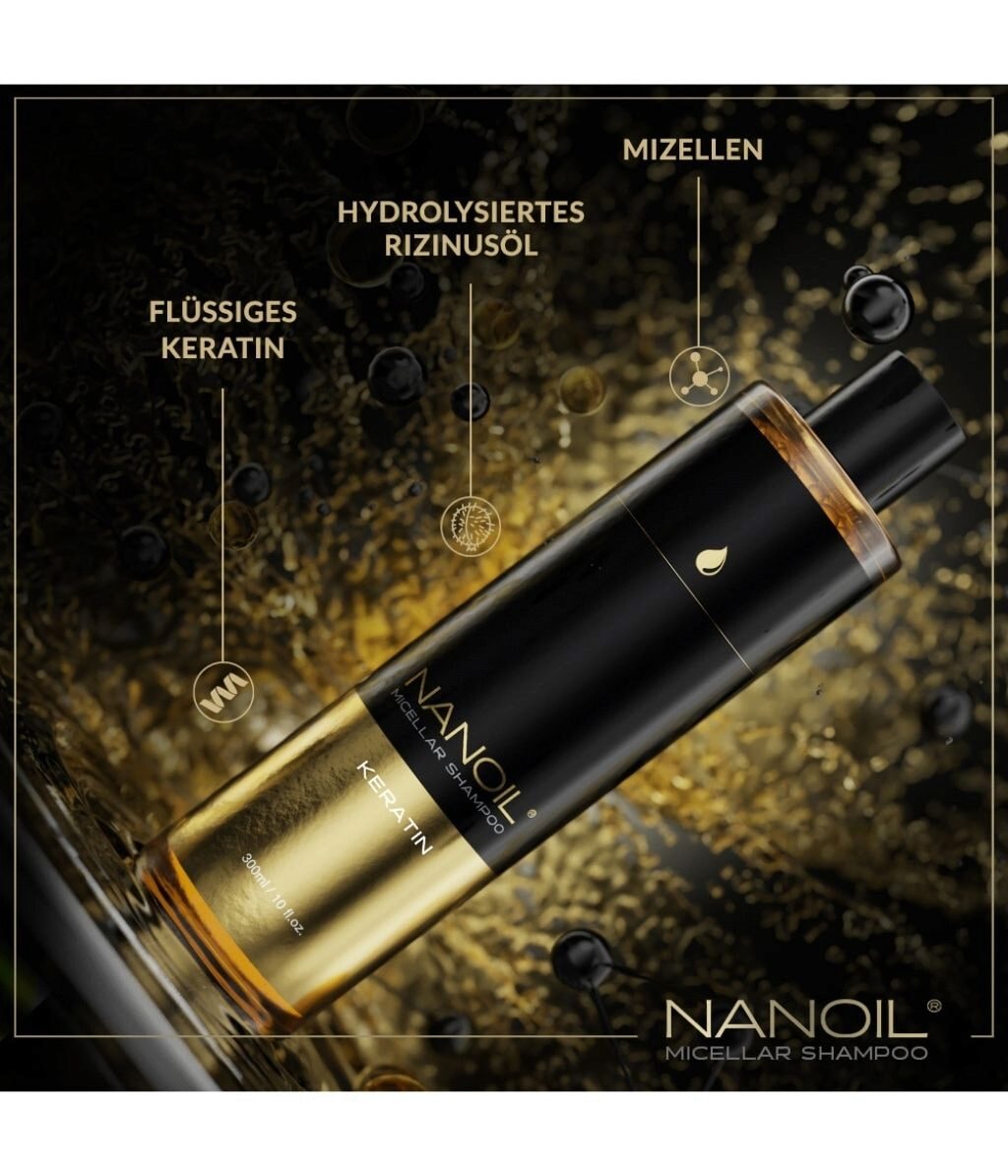 Zdjęcie produktu 6 z 6, NANOIL Keratin Szampon do włosów