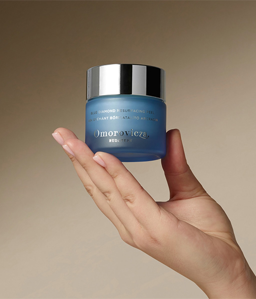 Пилинг для лица Omorovicza Blue Diamond Resurfacing Peel с кислотами AHA, осветляющий, 50 мл — фото 5