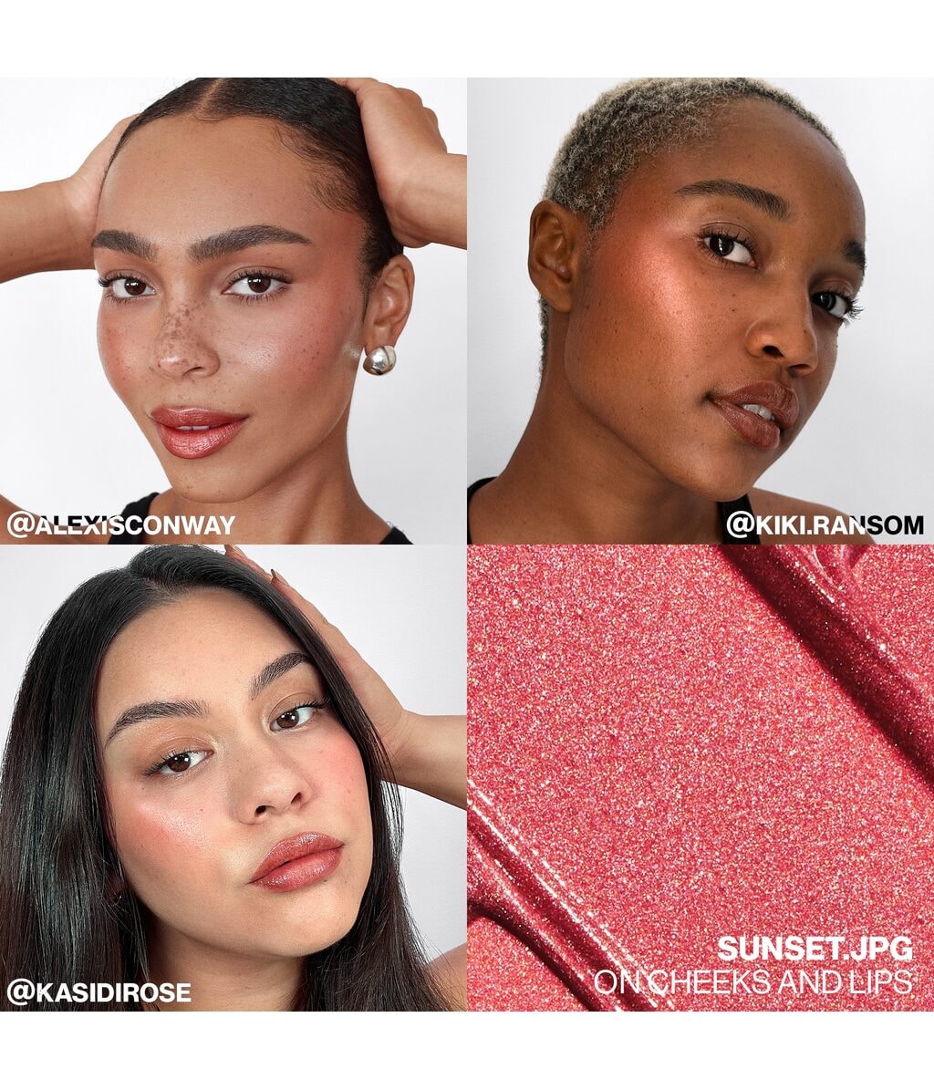 Кремовые румяна Smashbox LIT STX Blushlighter, румяна и хайлайтер 2 в 1, оттенок Sunset, 5 г — фото 3