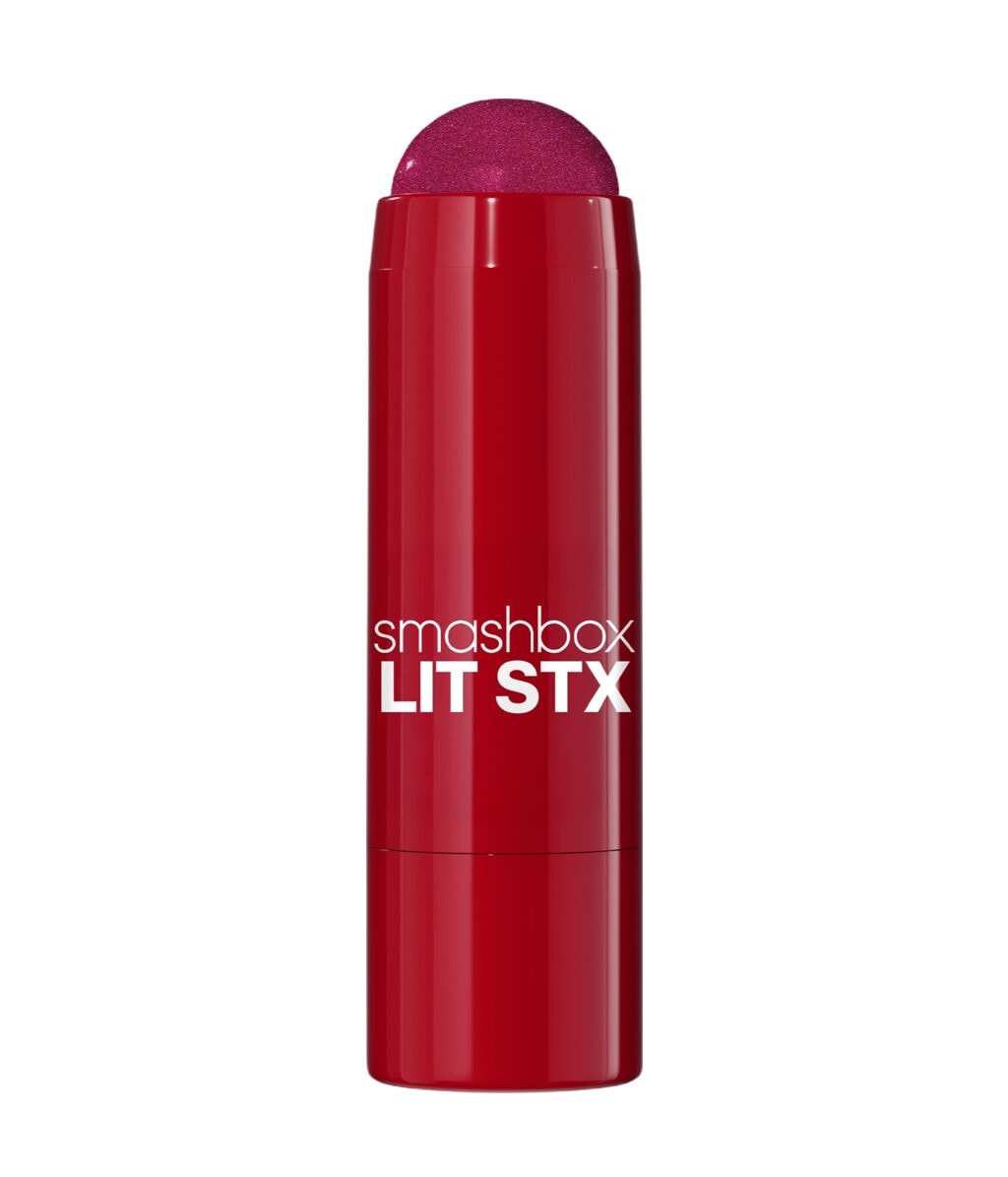 Кремовые румяна Smashbox LIT STX Blushlighter, румяна и хайлайтер 2 в 1, оттенок Pixel Plum