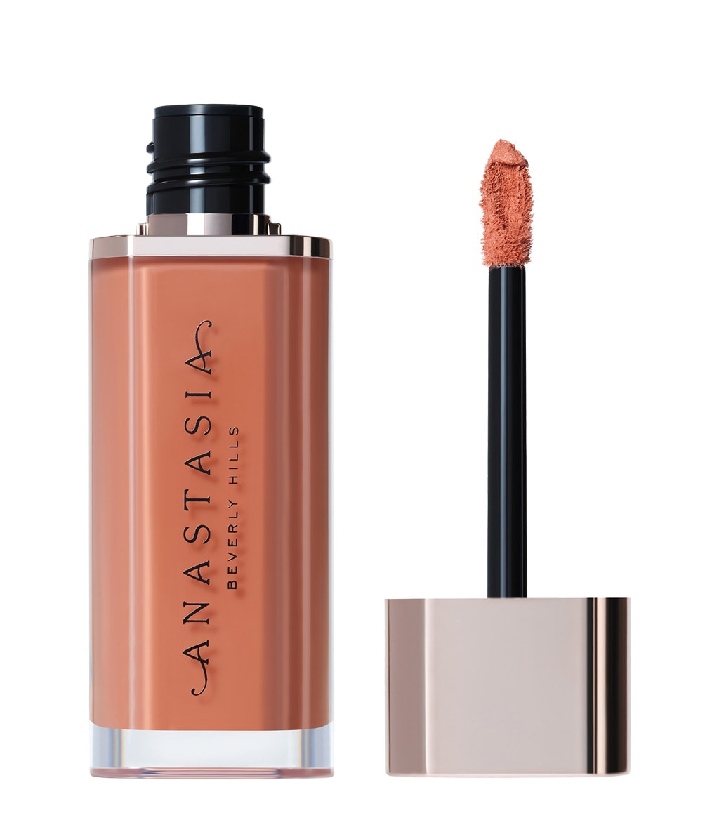 Жидкая помада Anastasia Beverly Hills Lip Velvet, бархатистая, высокая пигментация, оттенок Peach Amber