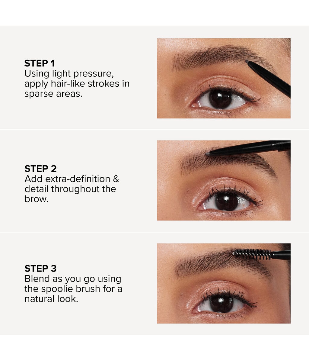 Карандаш для бровей Anastasia Beverly Hills Brow Wiz ультратонкий, выкручивающийся, оттенок Ash Brown, 0,085 г — фото 4