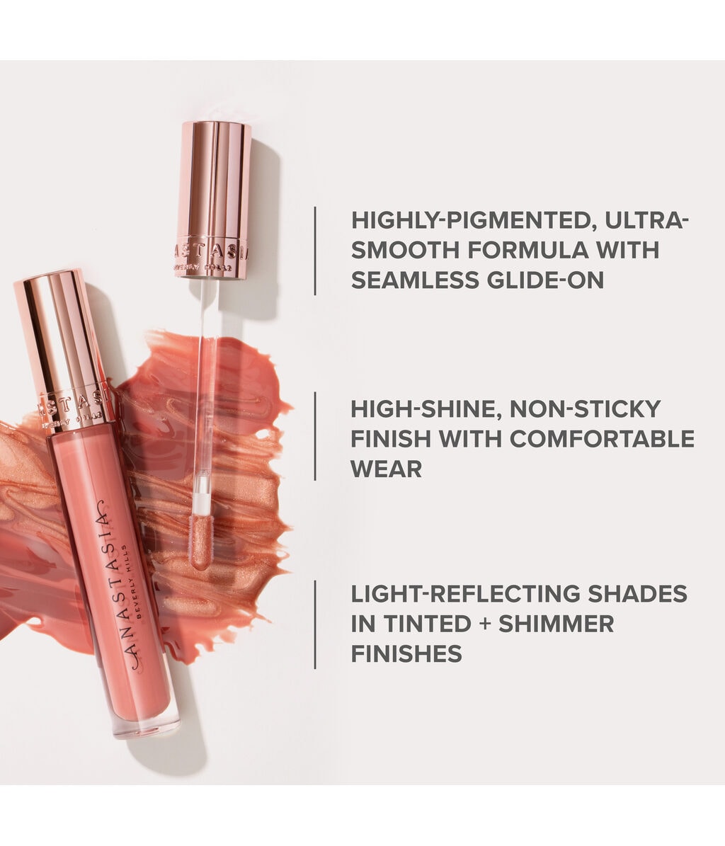 Набор для губ Anastasia Beverly Hills High-Shine Mini Lip Gloss Duo, 2 мини-блеска Aura и Molten — фото 5