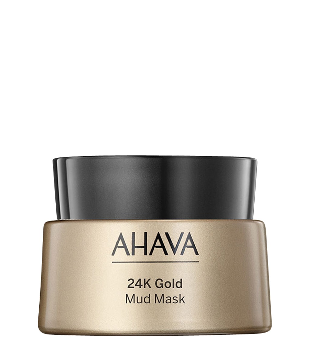 Грязевая маска для лица Ahava 24K Gold Mud Mask против морщин, с грязью Мёртвого моря и золотом, 50 мл