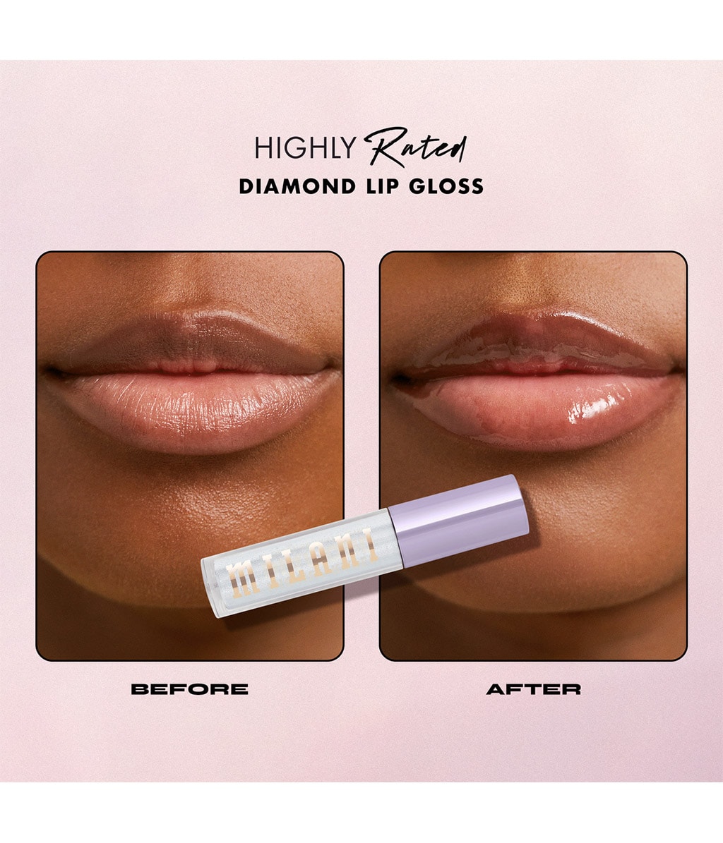 Блеск для губ Milani Highly Rated Diamond Lip Gloss прозрачный, оттенок Transparent, 4 мл — фото 4