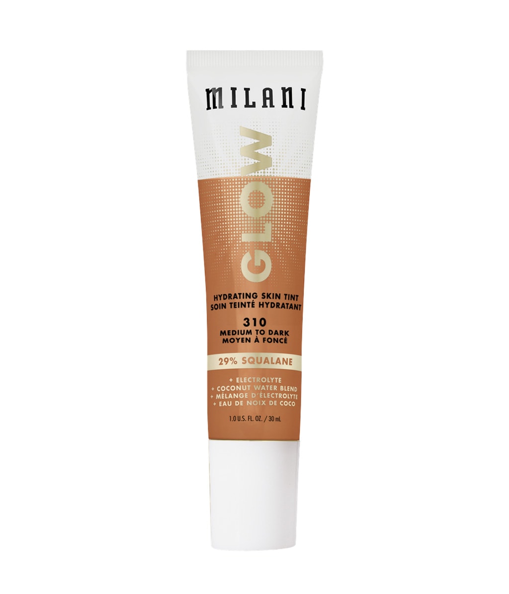 Тональный флюид Milani Glow Hydrating Skin Tint увлажняющий, с естественным сиянием, оттенок 310 Medium to Dark, 32 мл