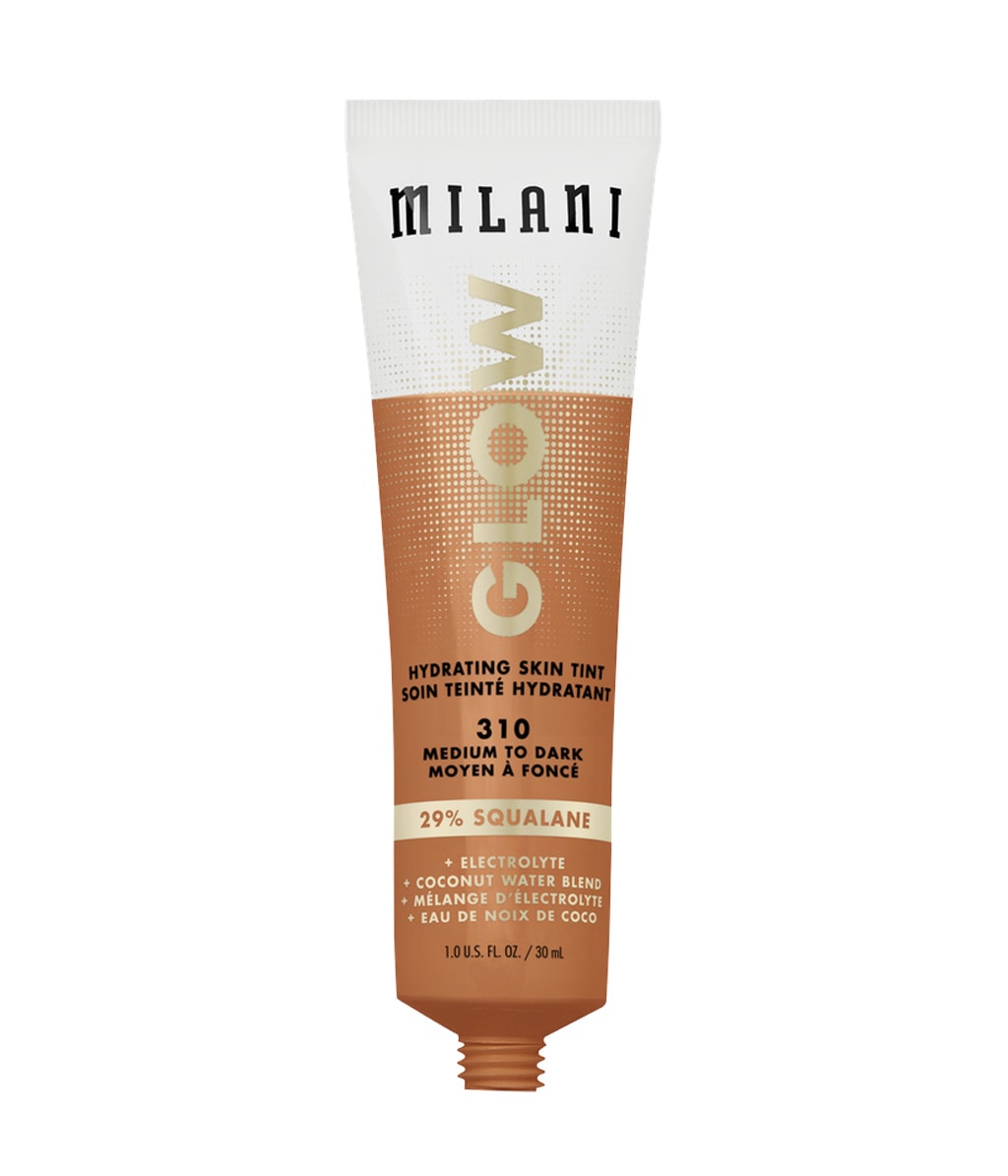 Тональный флюид Milani Glow Hydrating Skin Tint увлажняющий, с естественным сиянием, оттенок 310 Medium to Dark, 32 мл — фото 2