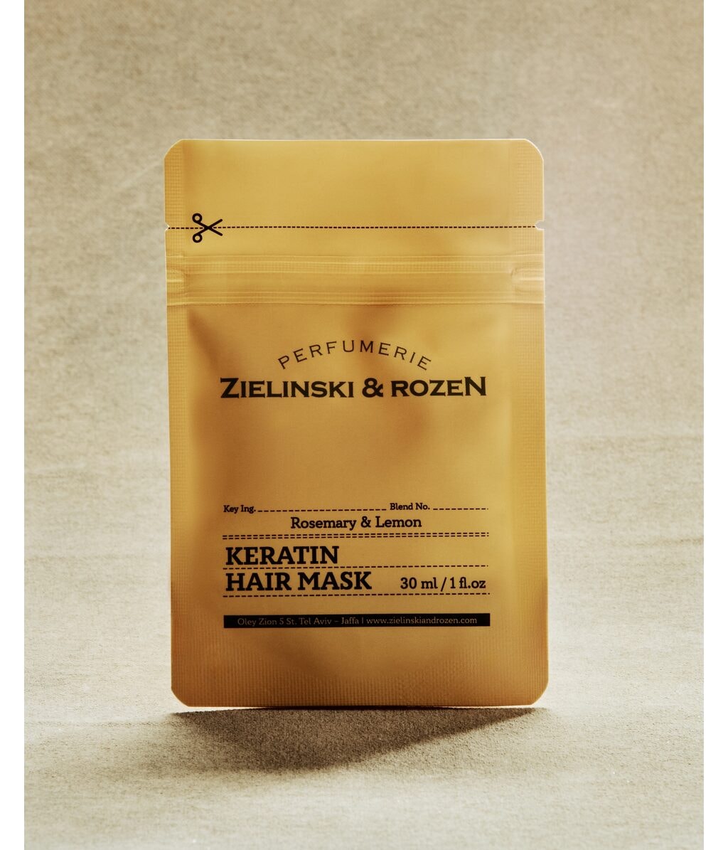 Маска для волос Zielinski & Rozen Rosemary & Lemon Keratin с кератином, для блеска, 30 мл — фото 2