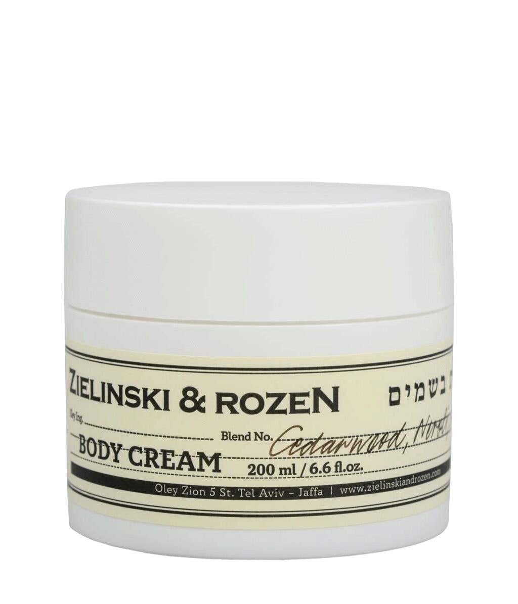 Крем для тела Zielinski & Rozen Cedarwood, Neroli, Amber, лёгкий, быстро впитывается, 200 мл