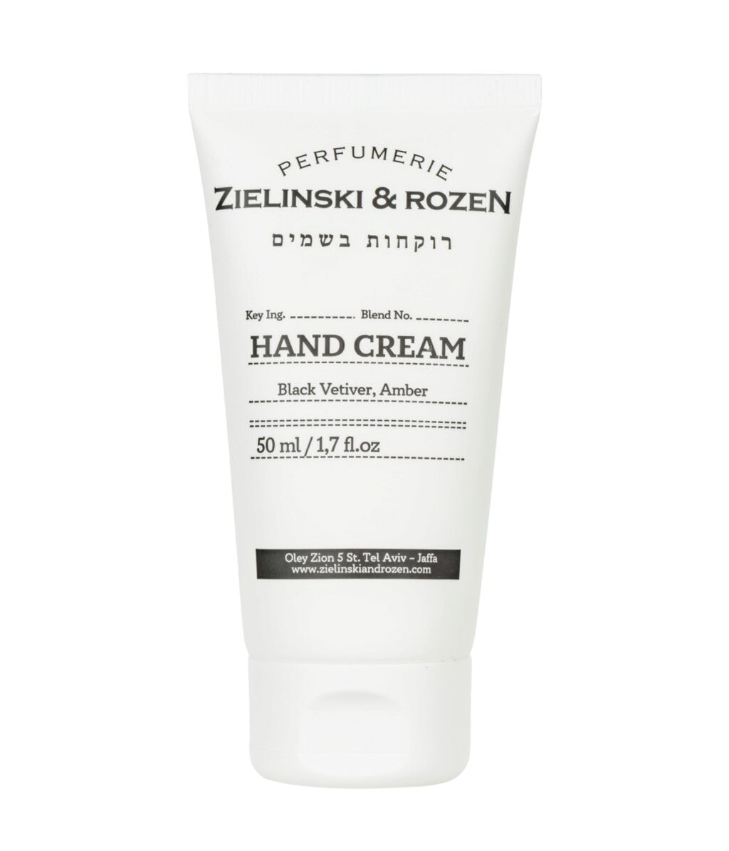 Крем для рук Zielinski & Rozen Black Vetiver, Amber, питательный, с миндальным маслом, 50 мл