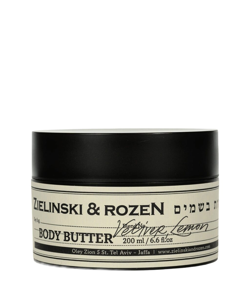Баттер для тела Zielinski & Rozen Vetiver, Lemon, питательный, с маслом ши и жожоба, 200 мл