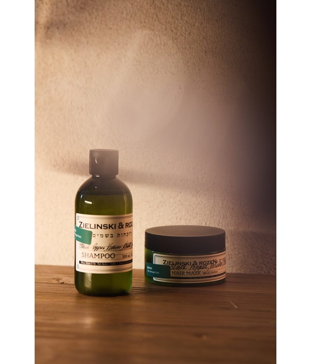 Шампунь Zielinski & Rozen Black Pepper, Vetiver, Neroli, Amber Repair восстанавливающий, для повреждённых волос, 300 мл — фото 3